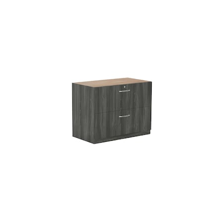 Mayline 36" W Lateral File Cabinet, Gray Steel, Letter/Legal ACLF36LGS